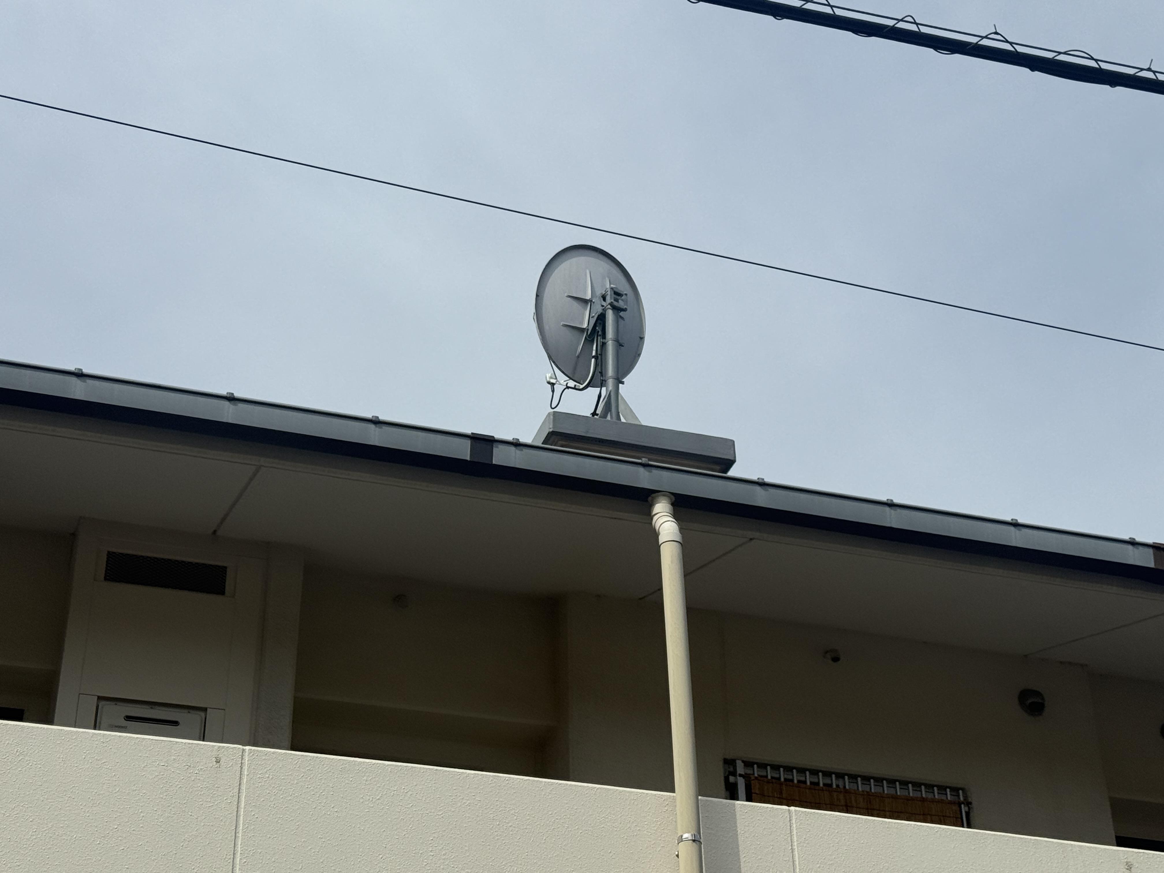 集合住宅のアンテナ工事2